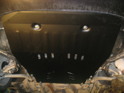Защита картера и КПП (сталь 2 мм) для Audi A4 B7 2004-2009 (V - 1.8; 2.0TDi MT; 1.9TDI) Alfeco.ALF3034st