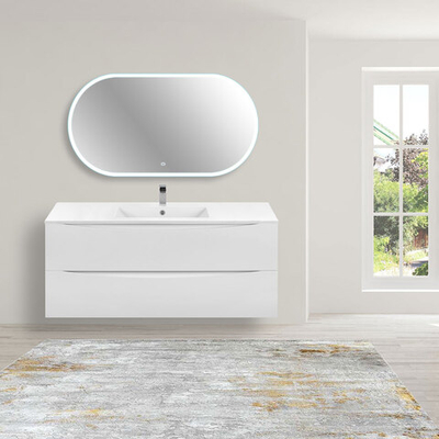 База под керамическую раковину Mia 1200 подвесная, 2 выкатных ящика soft close, G.White, , шт