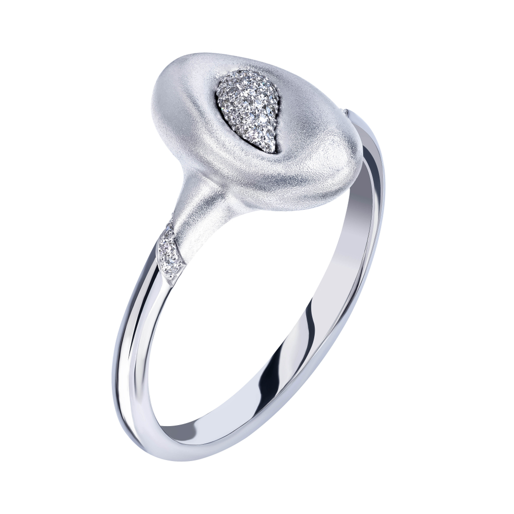 Кольцо с Бриллиантами, R0150-1/2
