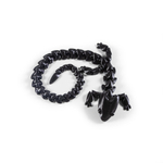 Игрушка-антистресс подвижная гибкая Ящерица-четки,3D печать, 39см, черная