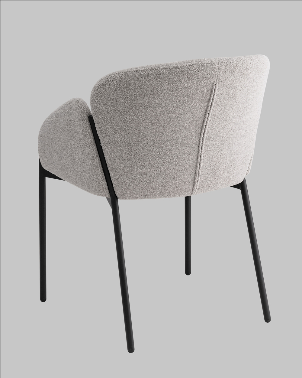 Стул обеденный Melia светло-серый