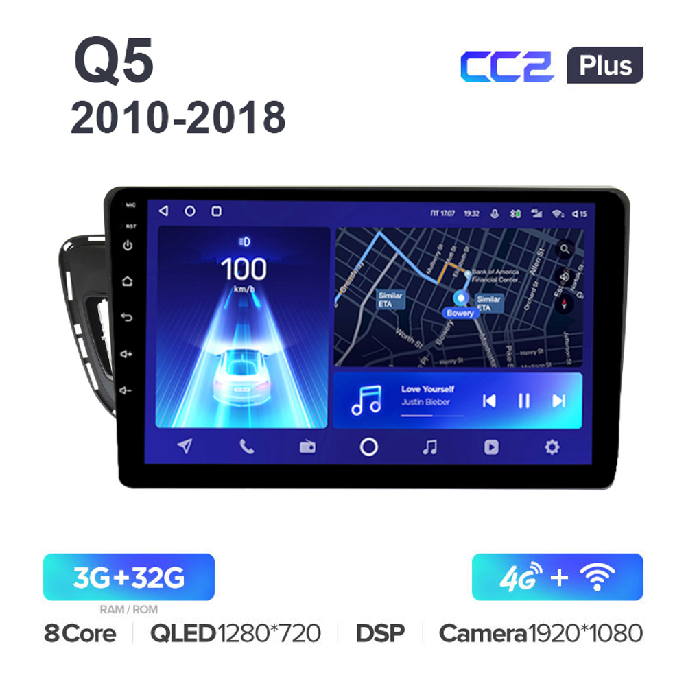 Teyes CC2 Plus 10,2"для Audi Q5 2010-2018