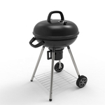 Угольный гриль барбекю для дачи Grill BBQ на колесиках с термометром