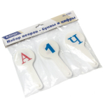 Касса-веер Alingar, 3 в 1, цифры от 1 до 20, гласные буквы, согласные буквы, пластик