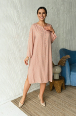 Длинная туника прямого силуэта Aleksa (Размер: XXXL) (Цвет: разноцветный)