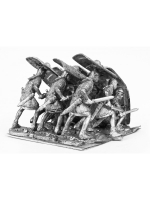 Оловянная композиция Римские войны. Группа Черепаха с мечами