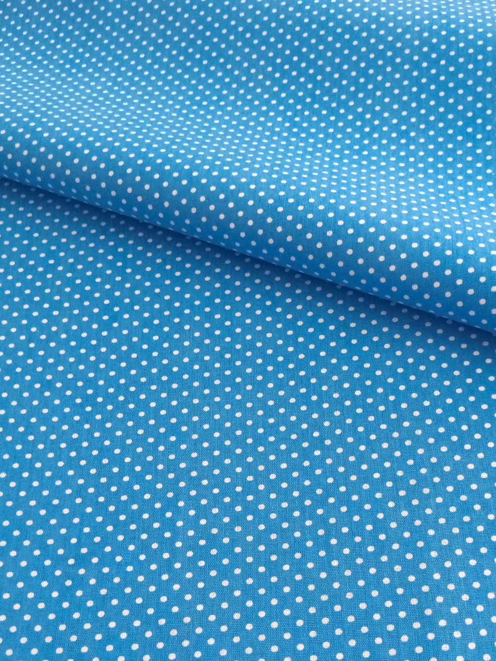 Ткань бязь плательная, рис. "Горох 2 мм", ширина 150 см, арт. 050