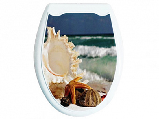 Сиденье для унитаза фотопринт БЕРЕГ