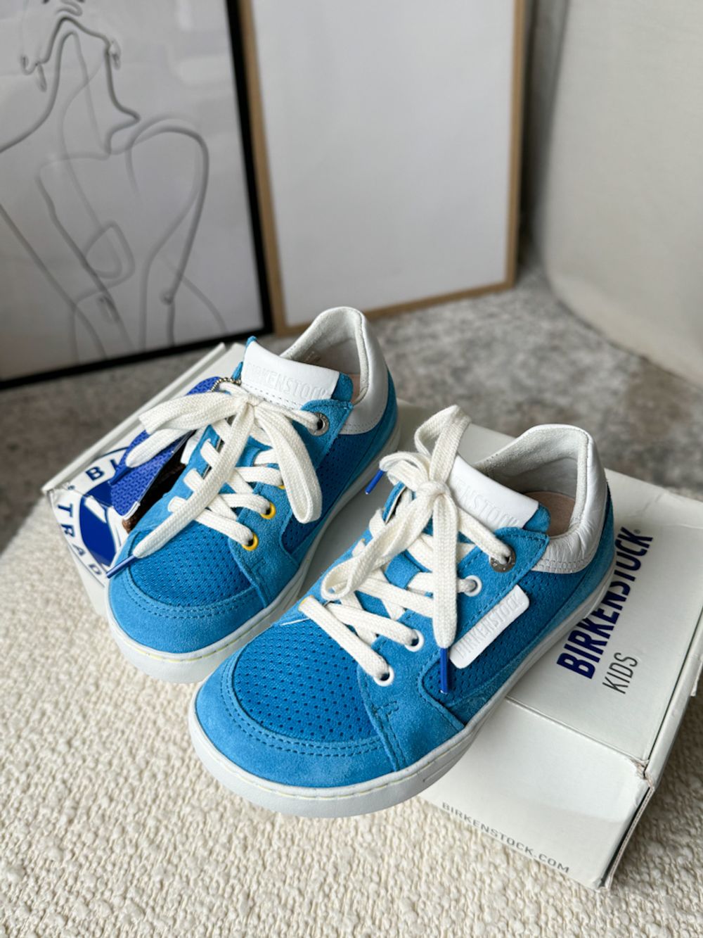 Новые замшевые кеды Birkenstock, 29