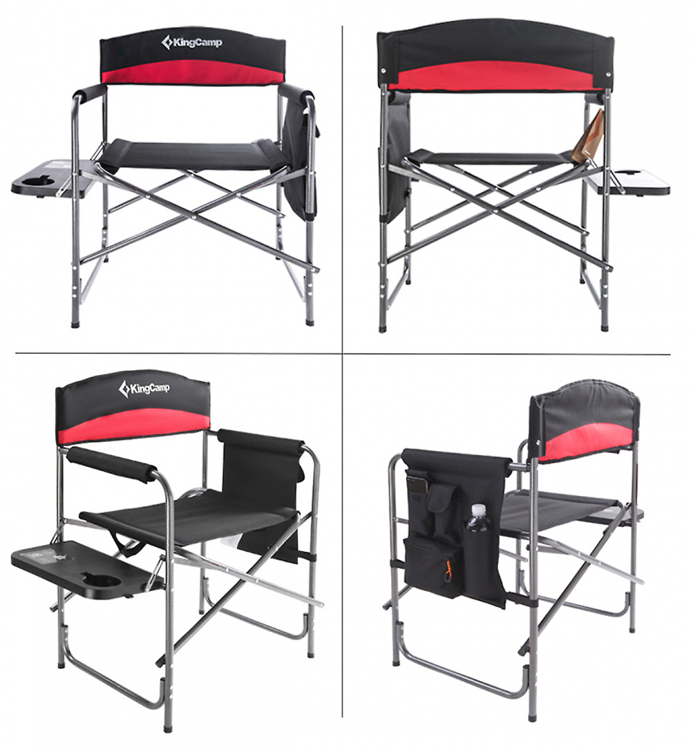 Кресло кемпинговое складное KingCamp Steel Director Chair [KC1904]