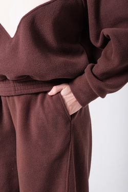 Костюм женский флисовый с олимпийкой "Мятный шоколад"