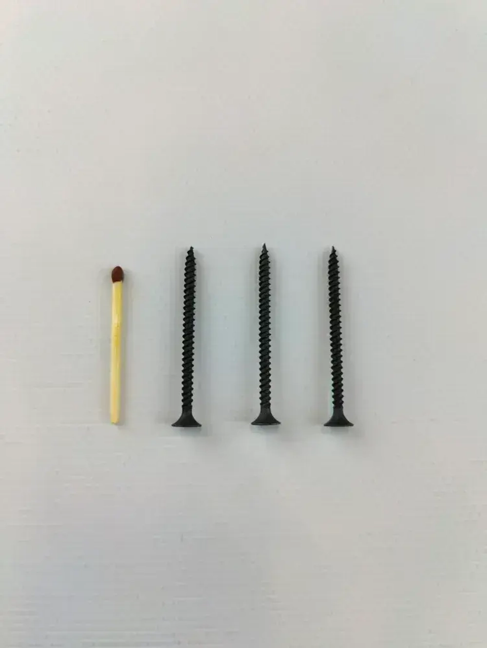 Саморезы по металлу черные 3,5мм х 51мм, 200шт