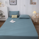 Комплект постельного белья Однотонный Сатин на резинке CSR045