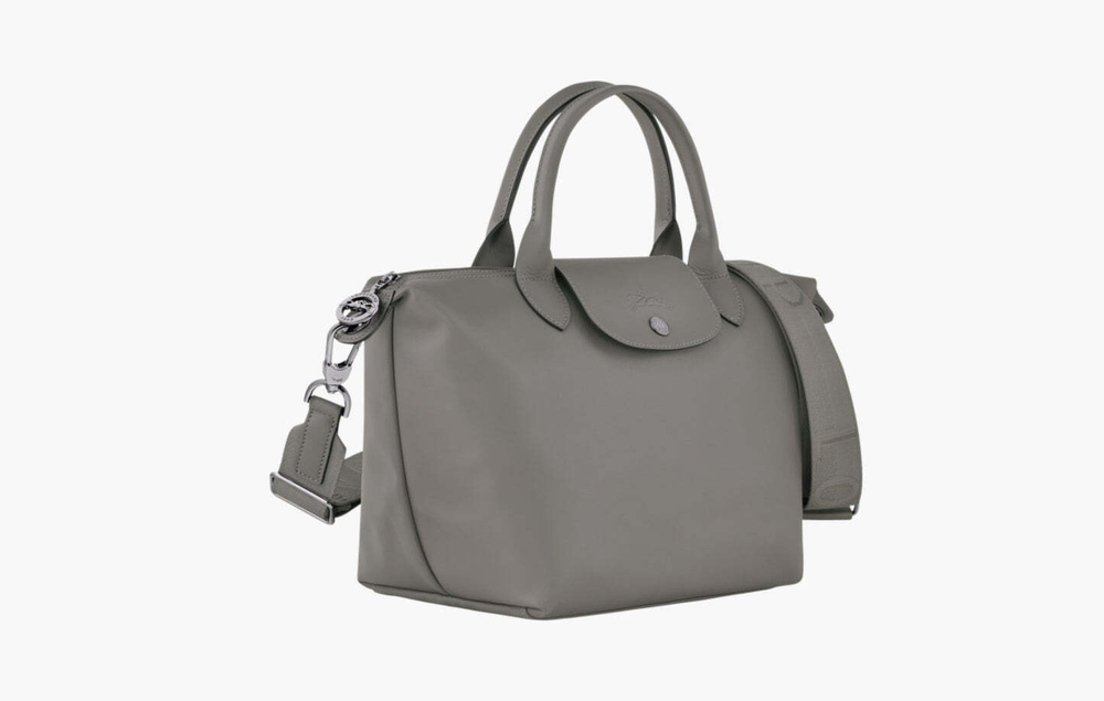Longchamp Le Pliage Xtra S Leather Handbag "Turtledove"
