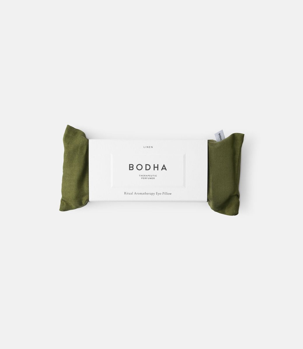 Bodha Eye-Pillow Emerald Linen — ароматическая маска для глаз
