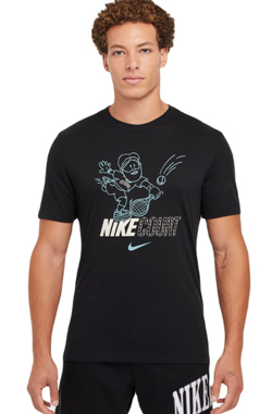 Мужская теннисная футболка Nike Court Dri Fit - черный