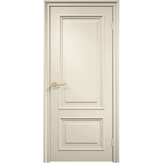 Фото межкомнатной двери эмаль Дверцов Брессо 2 цвет жемчужно-белый RAL 1013 глухая
