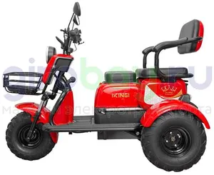 Электротрицикл IKINGI SIBTRIKE T3 Pro MAX 1000W (60V/30Ah) - Красный фото №6