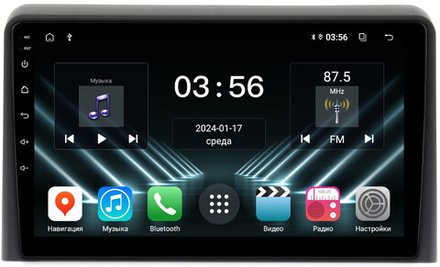 Магнитола для Hyundai Sonata 7 LF 2017-2019 - FarCar DX1054M монитор 9" IPS на Android 13, 4+64Гб, CarPlay