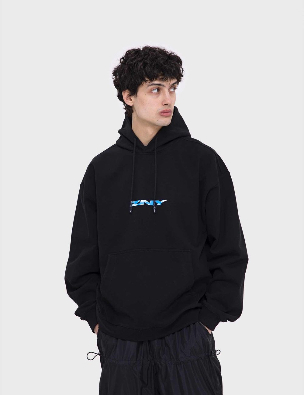 Худи ZNY CLOUD LOGO SS22 Черный