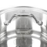 Кастрюля нерж, 5.2 л, с крыш, Катунь, Ника, KT02-D-52, индукц