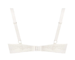 Пуш-ап бюстгальтер с ажуром на чашках (Размер: 85C) (Цвет: кремовый)
