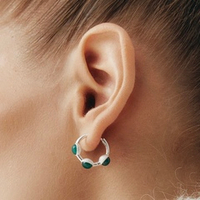 Серьги КОЛТ с хризопразами