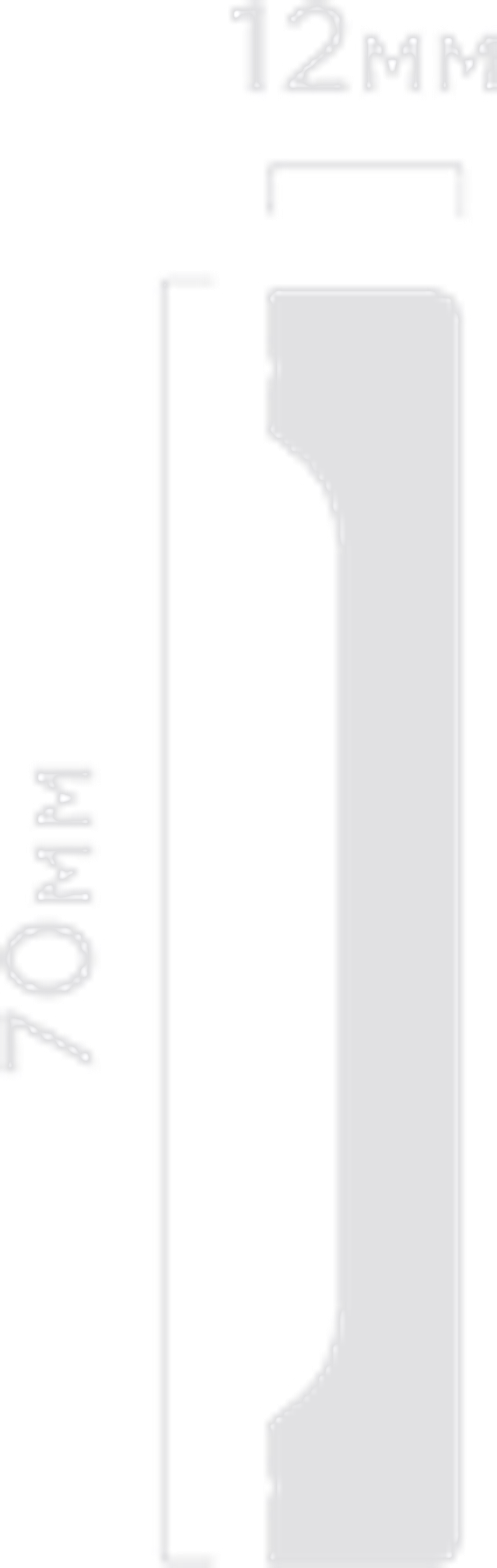 Плинтус HiWood, 70x12 мм