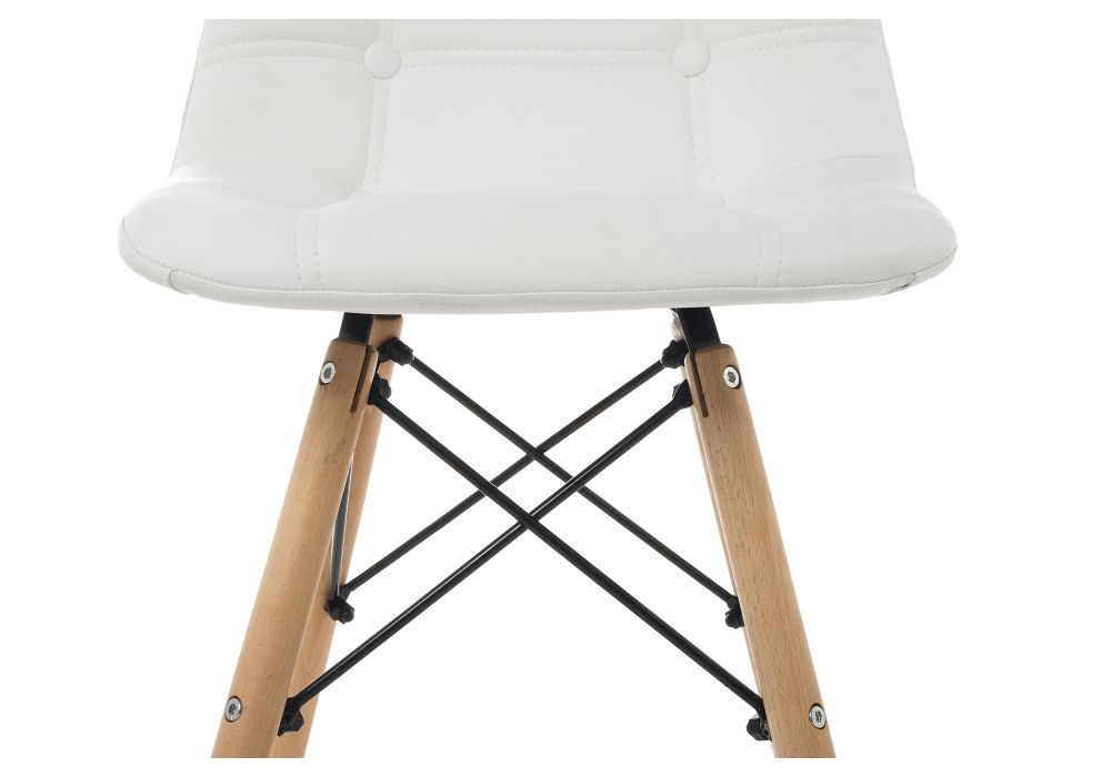 Деревянный стул Kvadro white