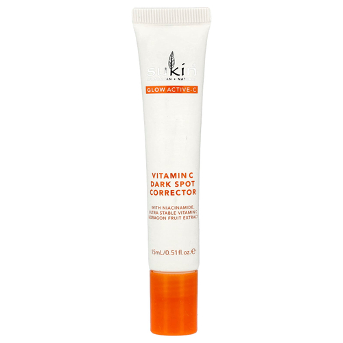 Sukin, Glow Active-C, средство для коррекции темных пятен с витамином C, 15 мл (0,51 жидк. Унции)