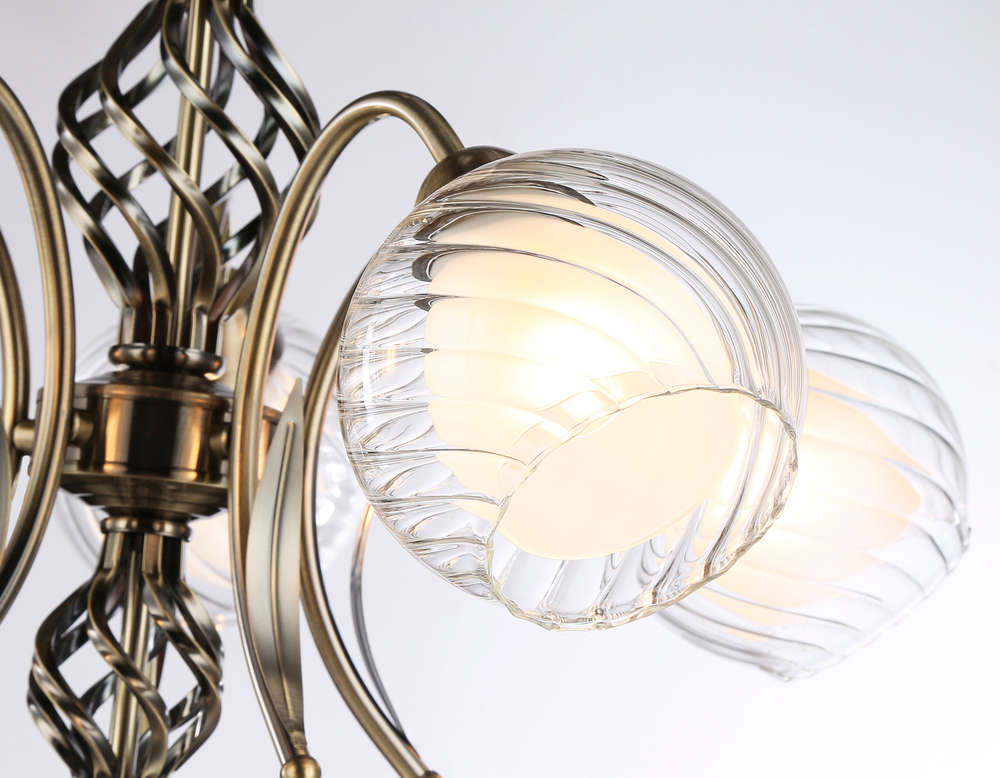 Подвесная люстра TR3070/5 SB бронза E27*5 max 40W D590*340