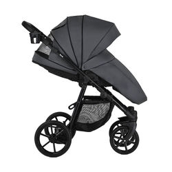 Детская коляска Pituso Tossa Кожа 2 в 1 TS/25/4 Dark Grey