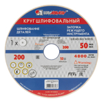 Круг шлифовальный, 200 х 20 х 32 мм, 25А, F60, (М, N) "Луга"