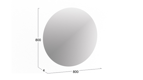 Зеркало 800х800