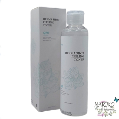 Тонер-пилинг для лица Коэнзим Q10 MED B. Derma Shot Peeling Toner Q10, 250 мл.
