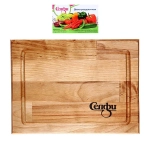 Доска разделочная «Прямоугольник» малая с желобом 24*18*1,8см