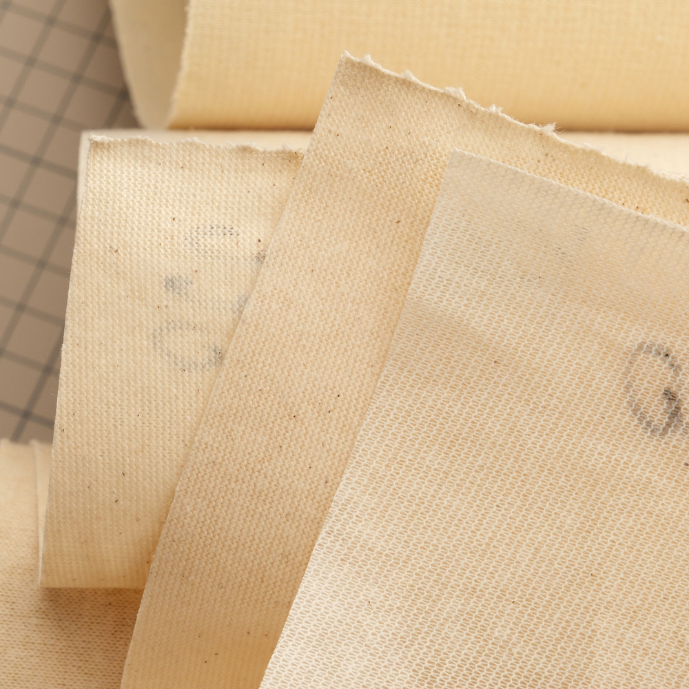 Трикотаж клеевой // Ткань хлопковая с термоклеем, лист 150*50 см