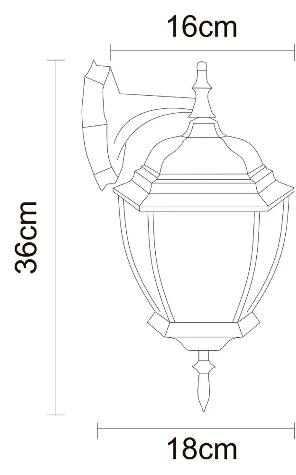 Уличный настенный светильник Arte Lamp