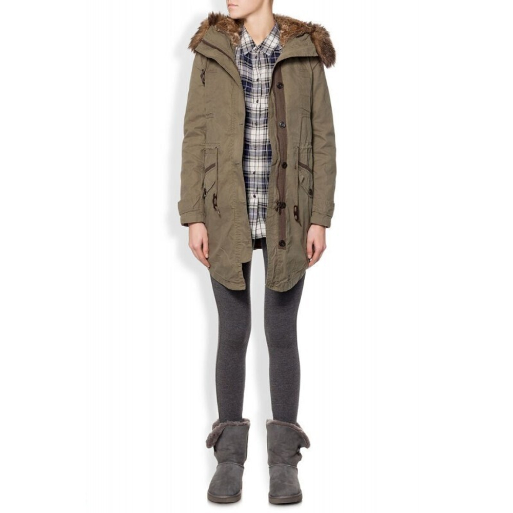 Угги Bailey Button Grey