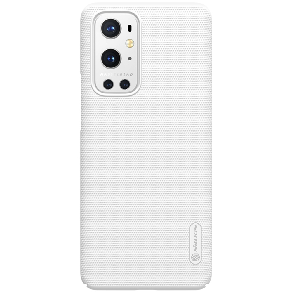 Тонкий чехол белого цвета от Nillkin Super Frosted Shield для смартфона OnePlus 9 Pro