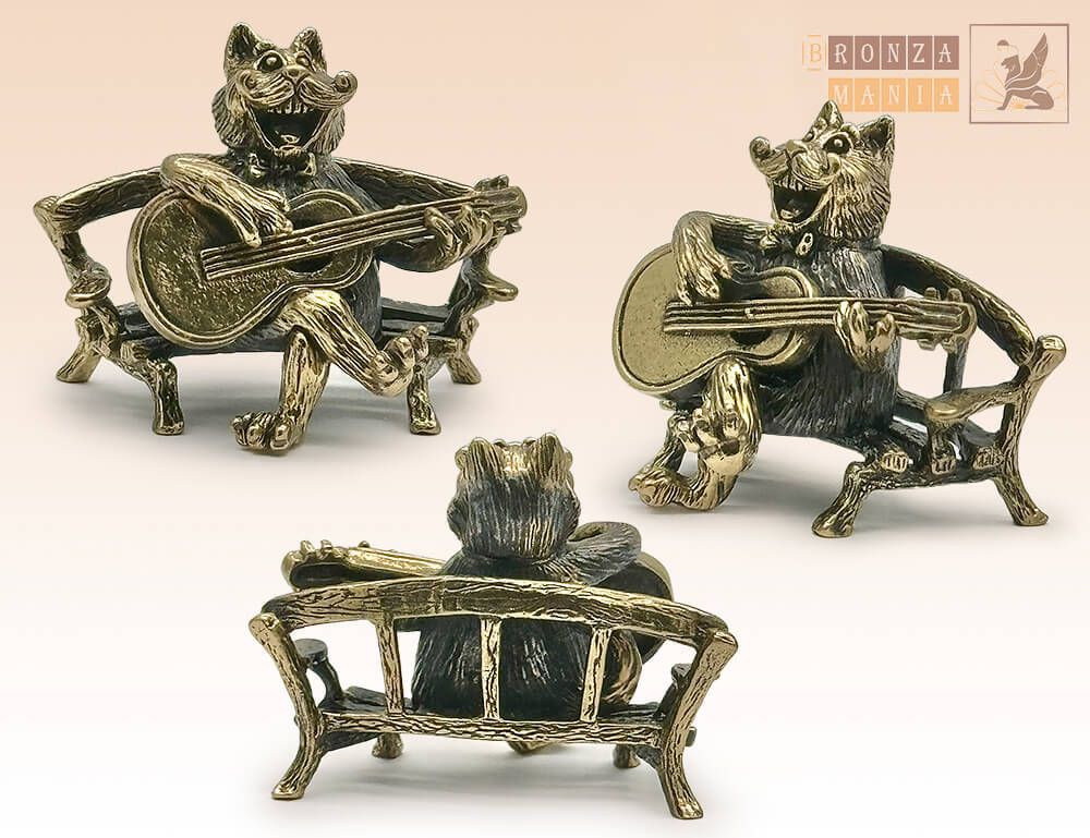фигурка Кот Гитарист