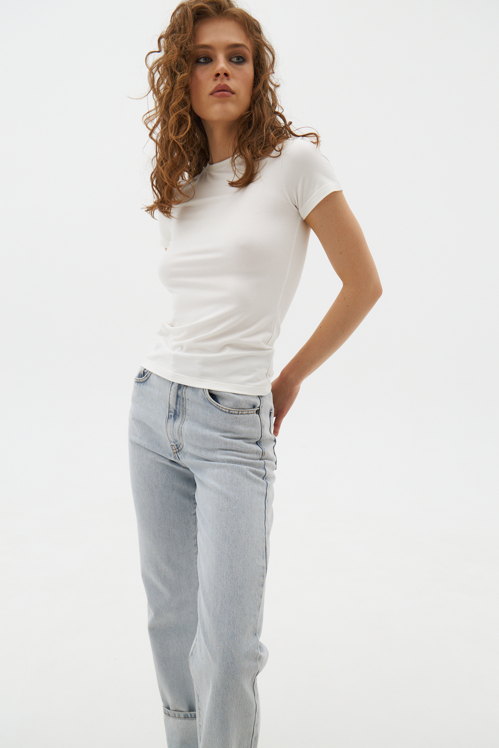 Футболка облегающая