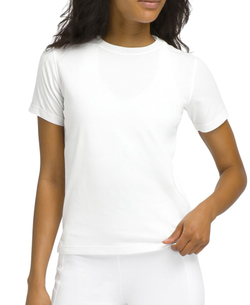 Женская теннисная футболка Wilson Team Graphic - bright white