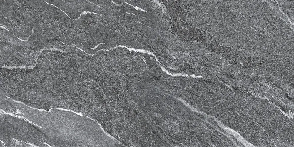 Керамогранит Alma Ceramica GFA114NXT70R Nexstone 114x57 черный сахарный под камень