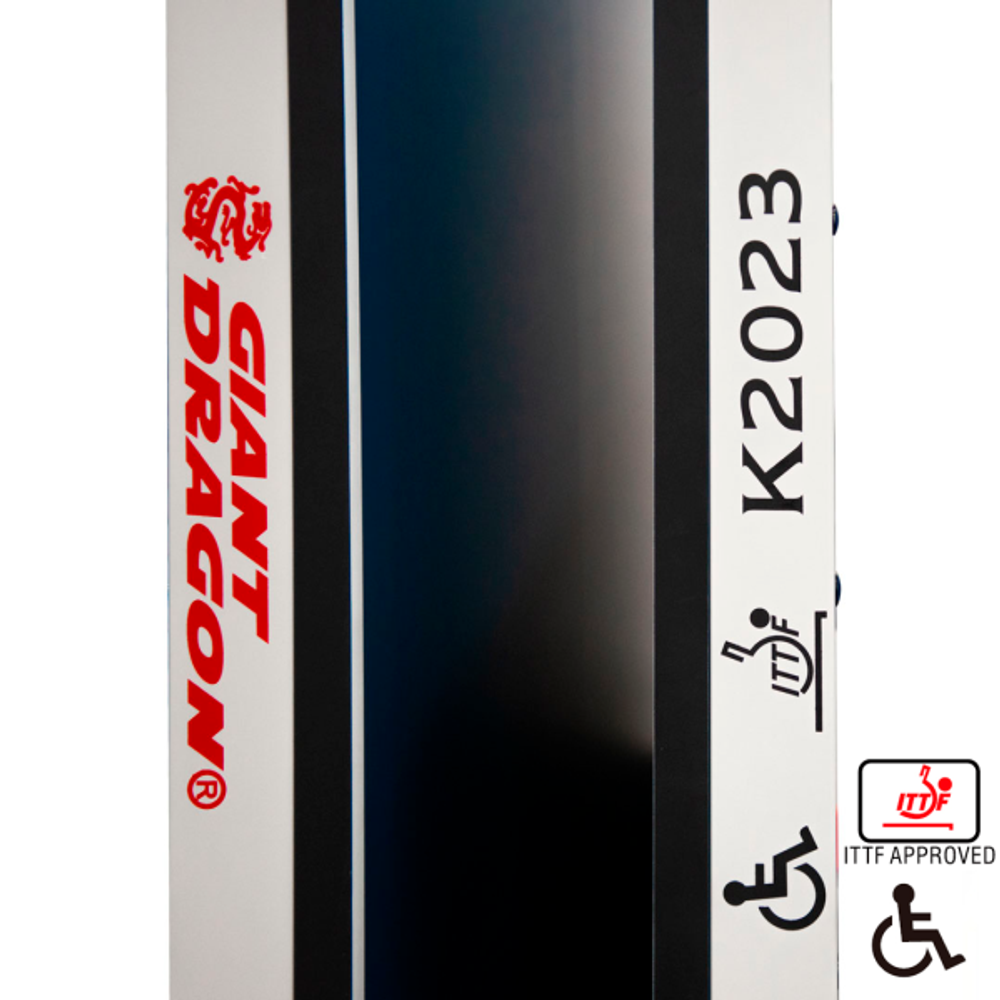 Теннисный стол складной для помещений "K-2023 ITTF Indoor" (274 Х 152.5 Х 76 см ) с сеткой