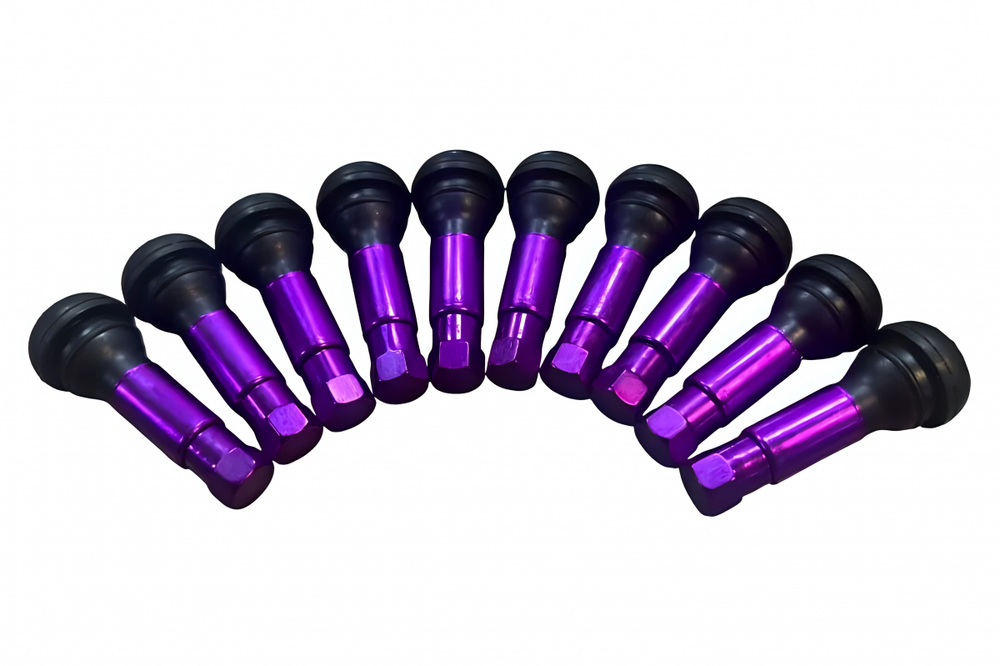 Вентиль колеса автомобильный GWK010 Great Wolf в сборе, фиолетовый (10шт)