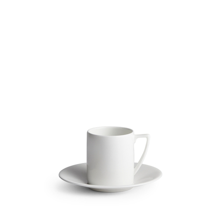 Wedgwood Jasper Conran Белая чашка 90 мл с блюдцем для эспрессо 1057997