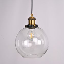 Подвесной светильник Loft Clear Glass Sphere Cloche