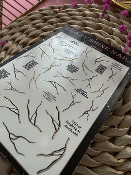 Слайдер-дизайн Crazy Shine Nails mini foil: BRANCHES