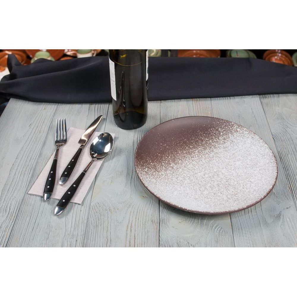 Тарелка d 26,5 см Brown Untouched Taiga P.L. Proff Cuisine [1]